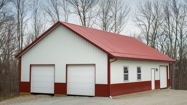 Barn Downspout Repair in Michigan City