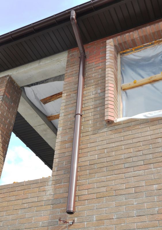 Church Downspout Installation